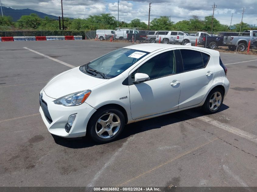 2015 Toyota Prius C One VIN: JTDKDTB39F1586674 Lot: 40036882