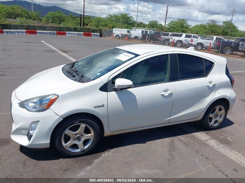 2015 Toyota Prius C One VIN: JTDKDTB39F1586674 Lot: 40036882