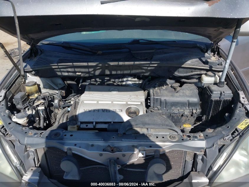 2005 Lexus Rx 330 330 VIN: JTJHA31U250093501 Lot: 40036883