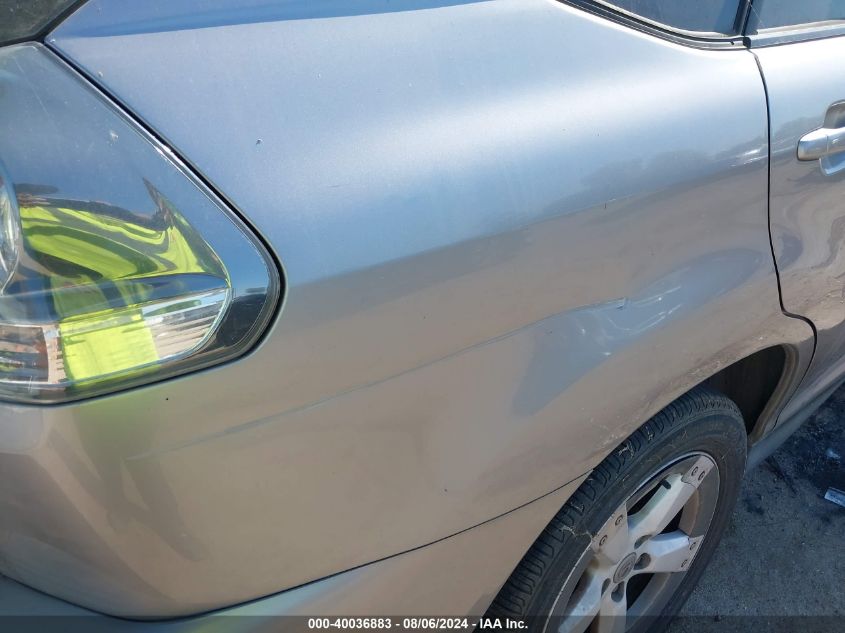 2005 Lexus Rx 330 330 VIN: JTJHA31U250093501 Lot: 40036883