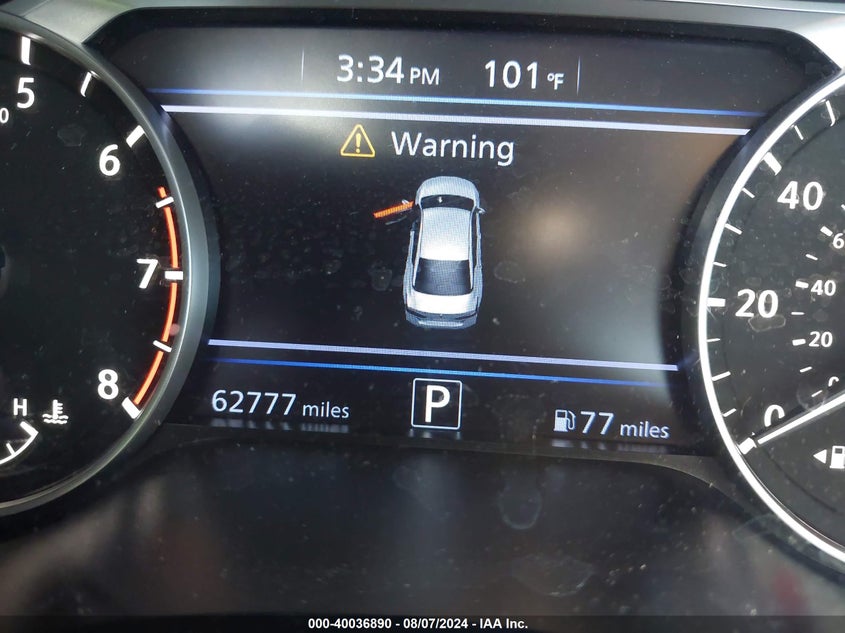 2022 Nissan Altima Sr Fwd VIN: 1N4BL4CV5NN308991 Lot: 40036890