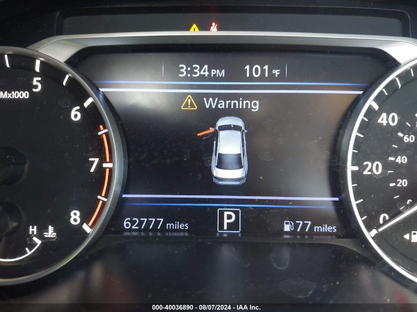 2022 Nissan Altima Sr Fwd VIN: 1N4BL4CV5NN308991 Lot: 40036890