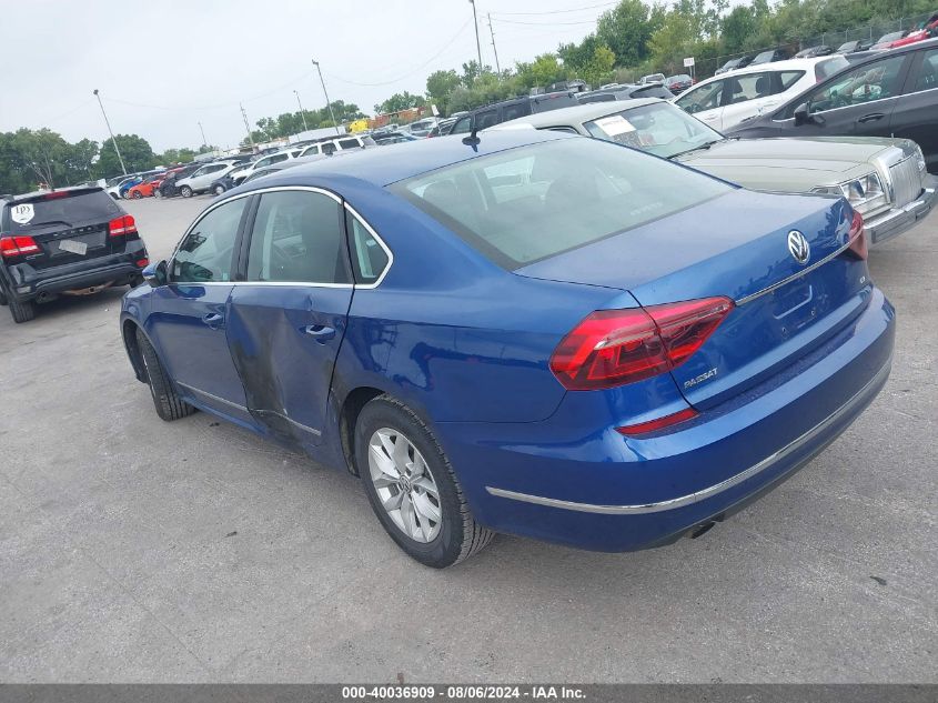 2017 VOLKSWAGEN PASSAT 1.8T S - 1VWAT7A36HC027935