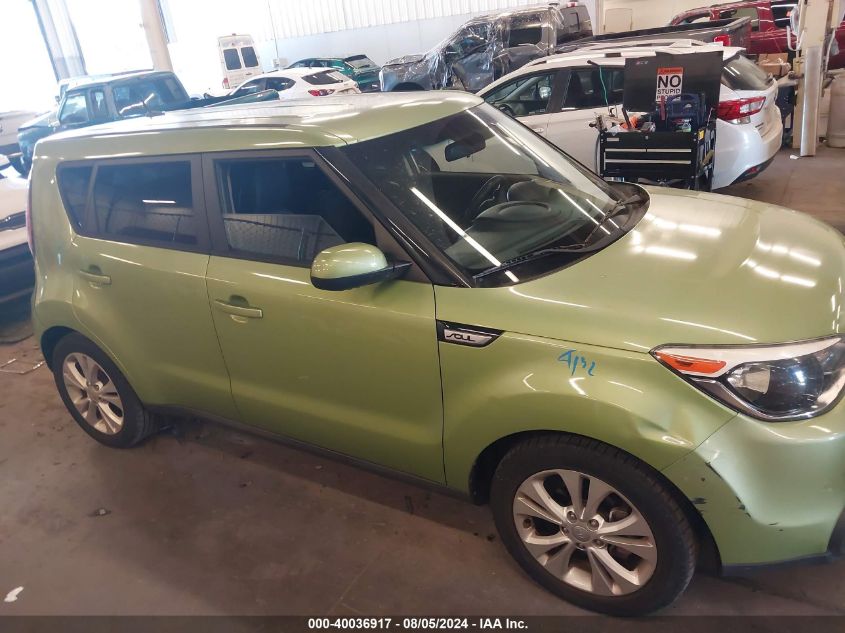 2015 Kia Soul + VIN: KNDJP3A57F7770353 Lot: 40036917