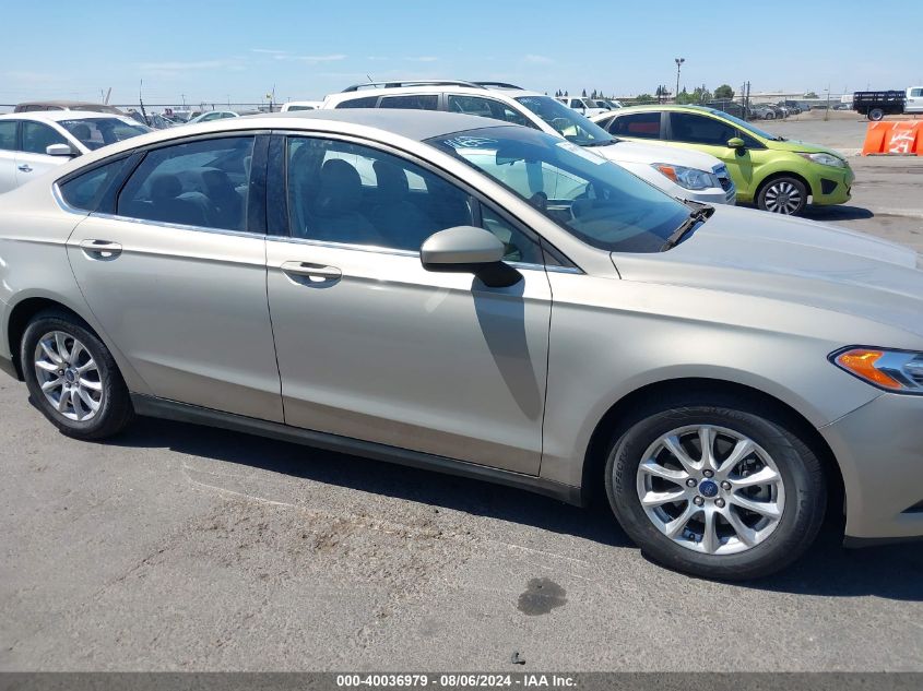 2015 FORD FUSION S - 3FA6P0G75FR282756