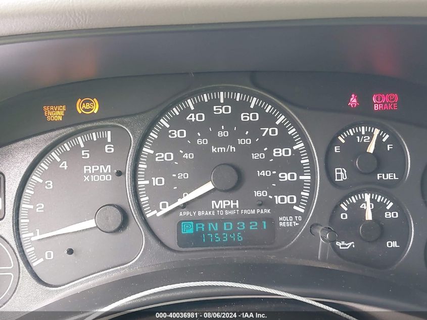 2001 Chevrolet Suburban 1500 Ls VIN: 1GNFK16T91J305995 Lot: 40036981