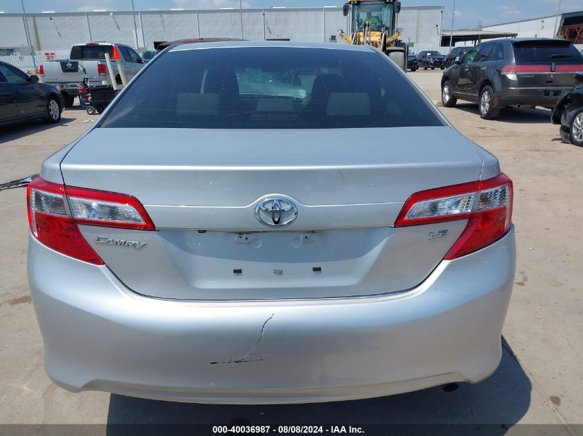 2014 Toyota Camry Le VIN: 4T4BF1FK1ER384829 Lot: 40036987