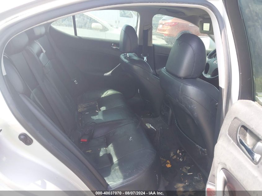 2008 Lexus Is 250 VIN: JTHBK262882078483 Lot: 40037070