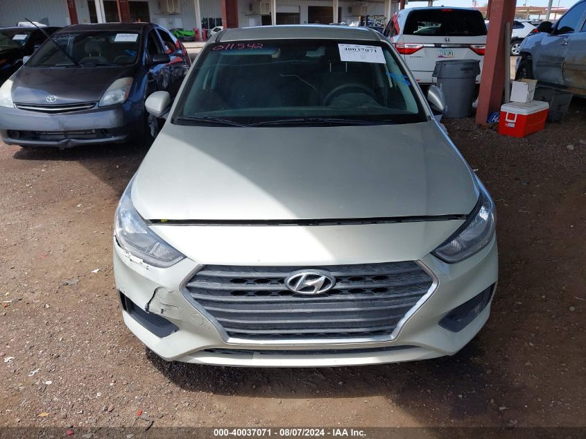 2018 Hyundai Accent Se VIN: 3KPC24A31JE011542 Lot: 40037071