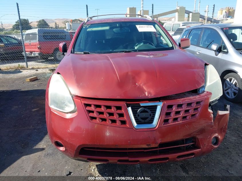 2008 Nissan Rogue Sl VIN: JN8AS58V38W116043 Lot: 40037078