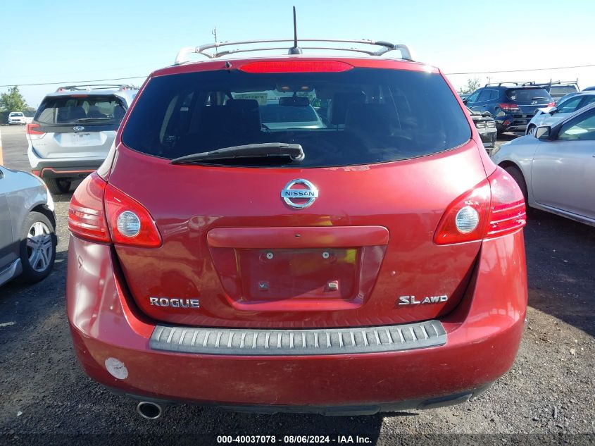 2008 Nissan Rogue Sl VIN: JN8AS58V38W116043 Lot: 40037078