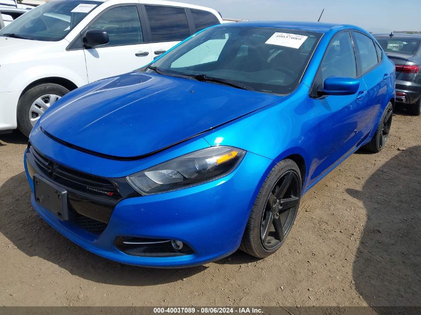 2015 Dodge Dart Sxt VIN: 1C3CDFBB7FD238291 Lot: 40037089