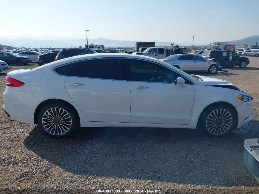 2017 Ford Fusion Se VIN: 3FA6P0T90HR277989 Lot: 40037099