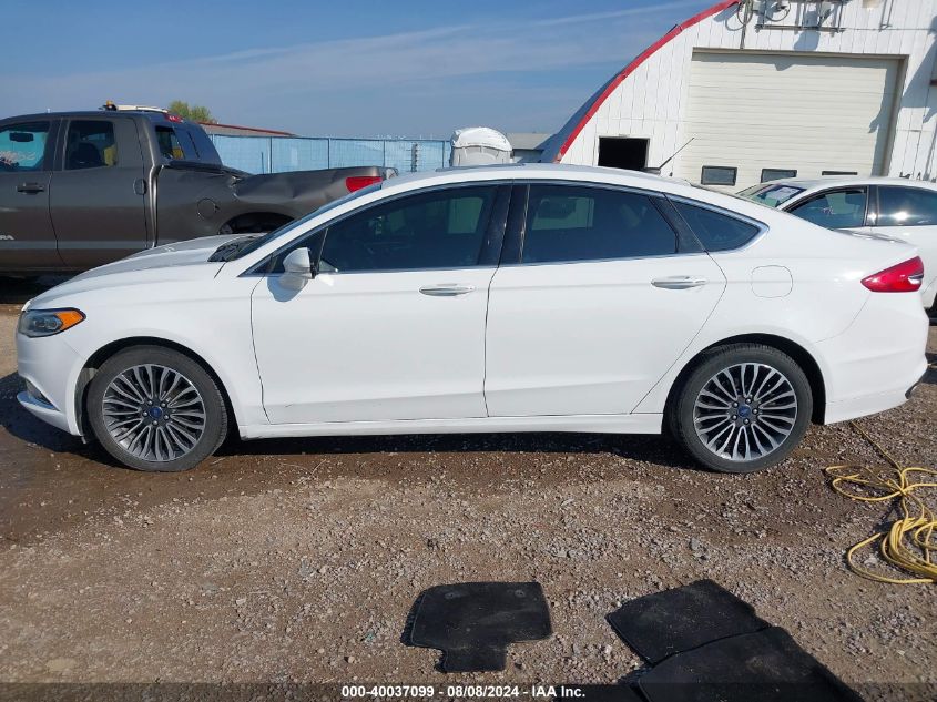 2017 Ford Fusion Se VIN: 3FA6P0T90HR277989 Lot: 40037099