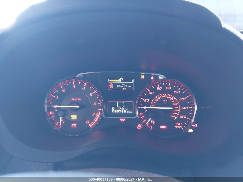 2017 SUBARU WRX PREMIUM - JF1VA1E62H9822320