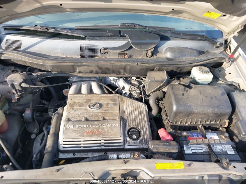 2001 Lexus Rx 300 300 VIN: JTJHF10U410202672 Lot: 40037112