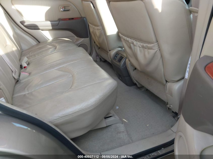 2001 Lexus Rx 300 300 VIN: JTJHF10U410202672 Lot: 40037112