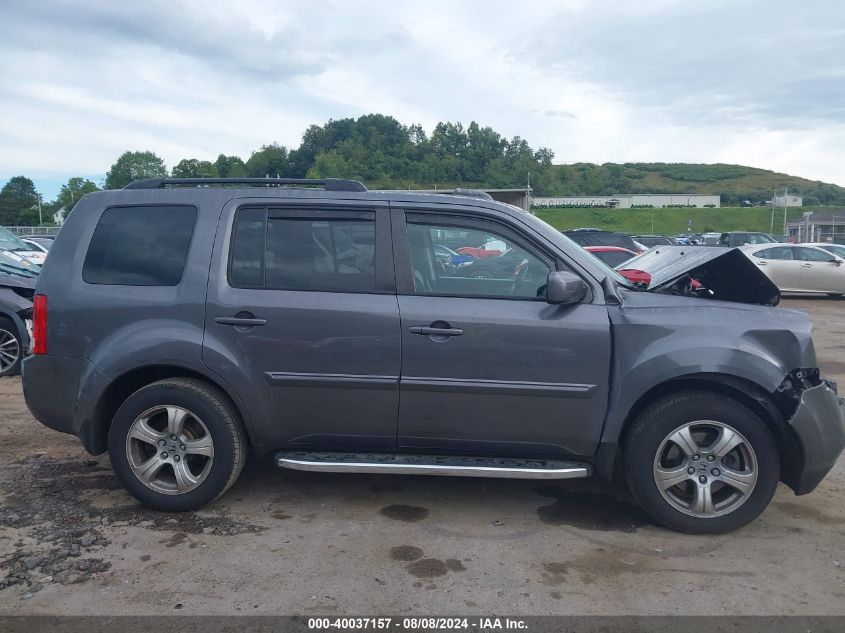 2015 Honda Pilot Ex-L VIN: 5FNYF4H75FB059999 Lot: 40037157