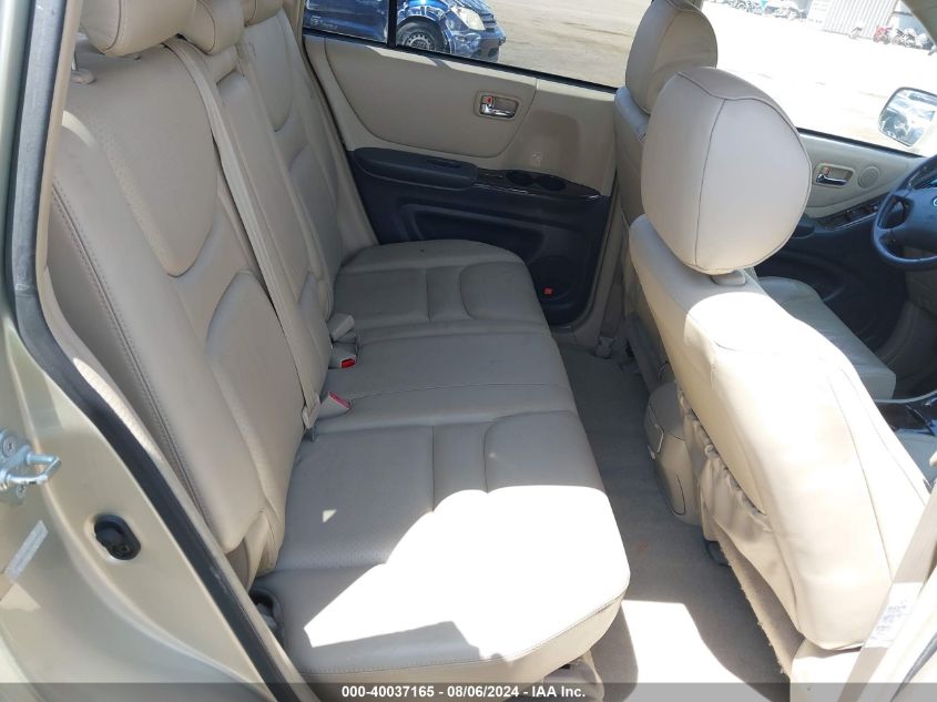 2003 Toyota Highlander Limited V6 VIN: JTEGF21A130099122 Lot: 40037165