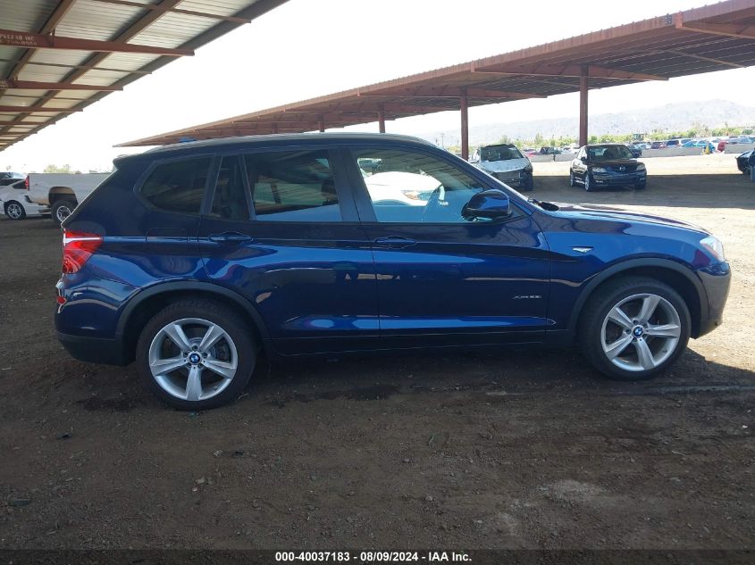 2017 BMW X3 xDrive28I VIN: 5UXWX9C37H0W68467 Lot: 40037183