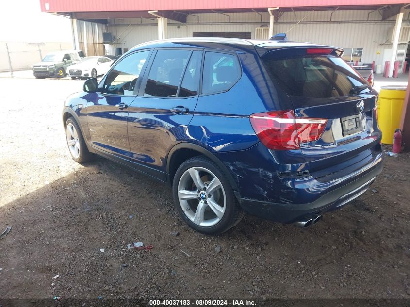 2017 BMW X3 xDrive28I VIN: 5UXWX9C37H0W68467 Lot: 40037183