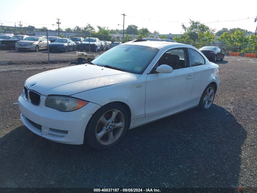 2008 BMW 128 I VIN: WBAUP735X8VF08987 Lot: 40037187