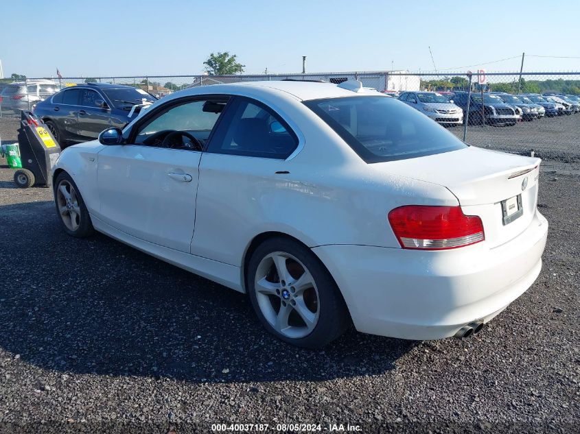 2008 BMW 128 I VIN: WBAUP735X8VF08987 Lot: 40037187