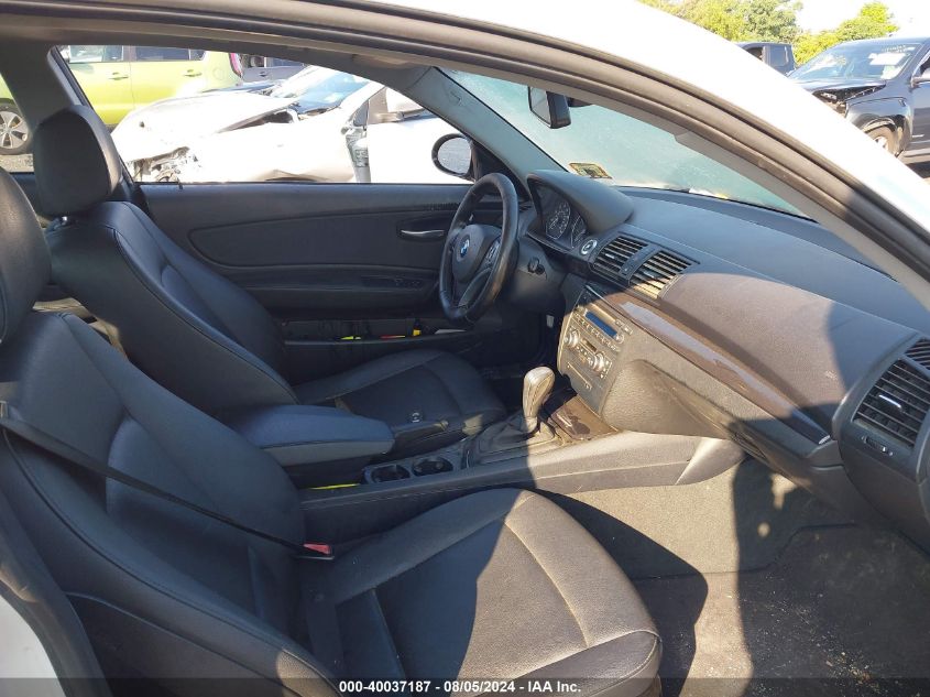 2008 BMW 128 I VIN: WBAUP735X8VF08987 Lot: 40037187