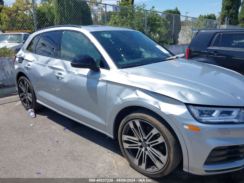 2019 Audi Sq5 3.0T Premium VIN: WA1B4AFY6K2076615 Lot: 40037235