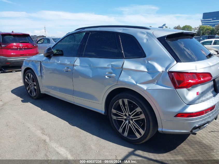 2019 Audi Sq5 3.0T Premium VIN: WA1B4AFY6K2076615 Lot: 40037235