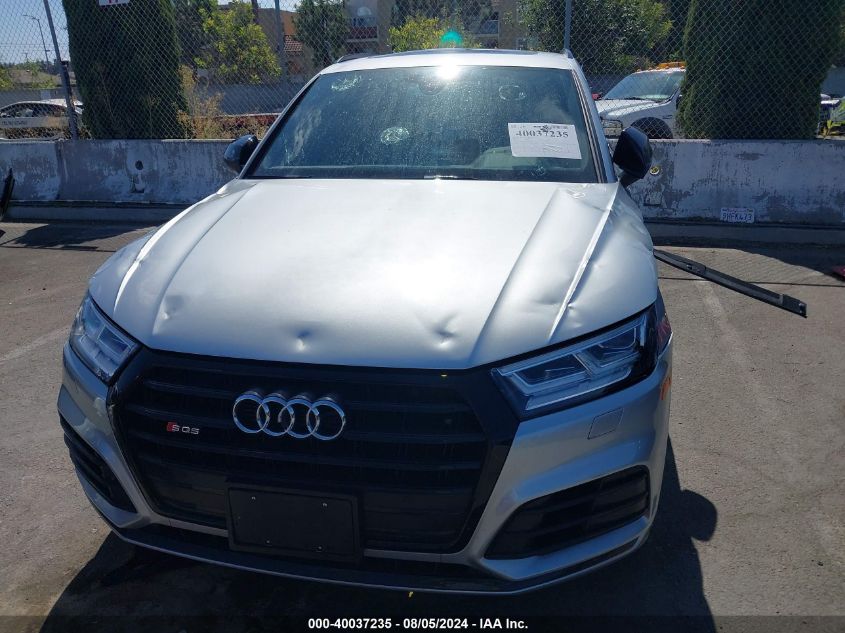 2019 Audi Sq5 3.0T Premium VIN: WA1B4AFY6K2076615 Lot: 40037235