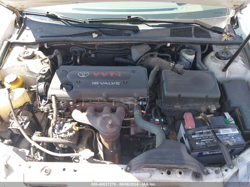 2004 Toyota Camry Le VIN: 4T1BE32K84U326620 Lot: 40037278