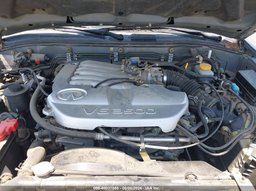 2002 Infiniti Qx4 Luxury VIN: JNRDR09Y62W263092 Lot: 40037555