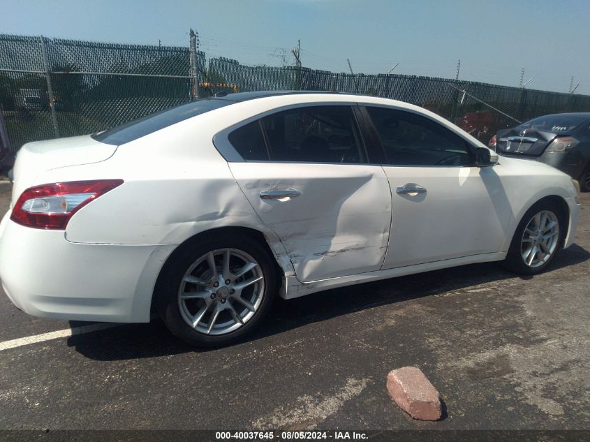 2009 Nissan Maxima 3.5 Sv VIN: 1N4AA51E89C808798 Lot: 40037645