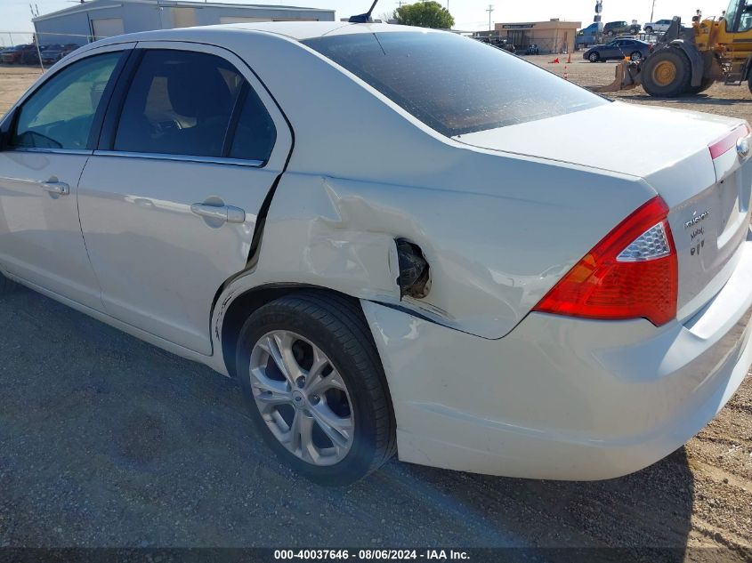 2012 Ford Fusion Se VIN: 3FAHP0HA9CR320083 Lot: 40037646