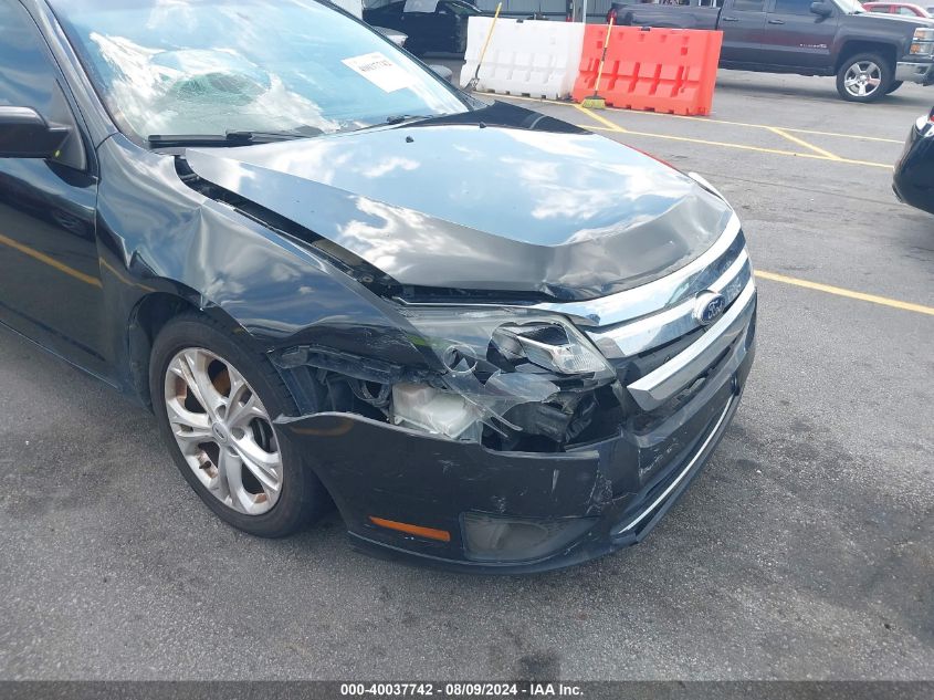 2012 Ford Fusion Se VIN: 3FAHP0HA6CR381679 Lot: 40037742
