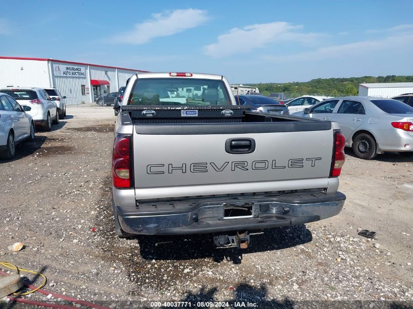 2006 Chevrolet Silverado 1500 Ls VIN: 3GCEC14V26G196780 Lot: 40037771