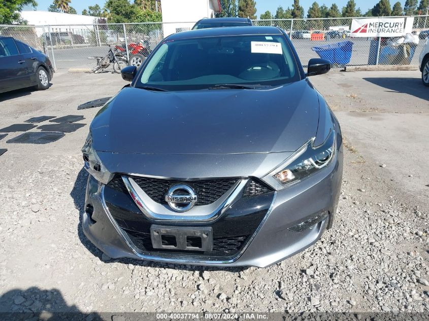 2016 Nissan Maxima 3.5 Platinum/3.5 S/3.5 Sl/3.5 Sr/3.5 Sv VIN: 1N4AA6AP5GC434350 Lot: 40037794