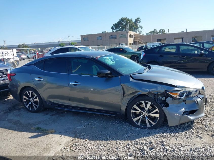 2016 Nissan Maxima 3.5 Platinum/3.5 S/3.5 Sl/3.5 Sr/3.5 Sv VIN: 1N4AA6AP5GC434350 Lot: 40037794