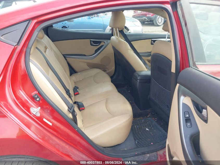 2011 Hyundai Elantra Limited (Ulsan Plant) VIN: KMHDH4AE9BU135853 Lot: 40037803