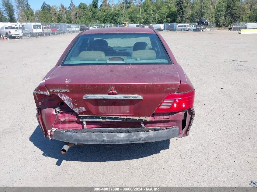 2001 Mitsubishi Galant Es VIN: 4A3AA46G41E069790 Lot: 40037808