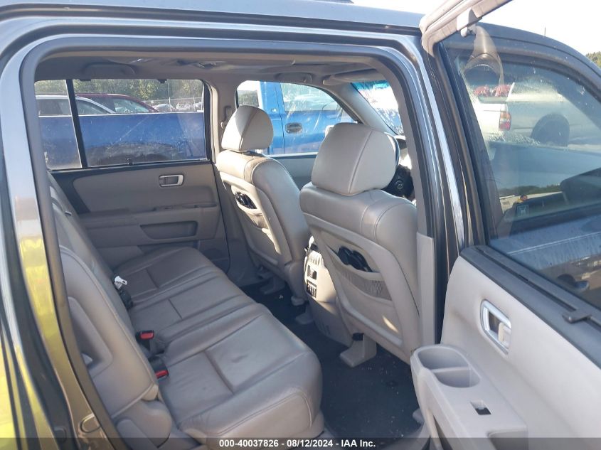 2011 Honda Pilot Touring VIN: 5FNYF4H93BB044218 Lot: 40037826