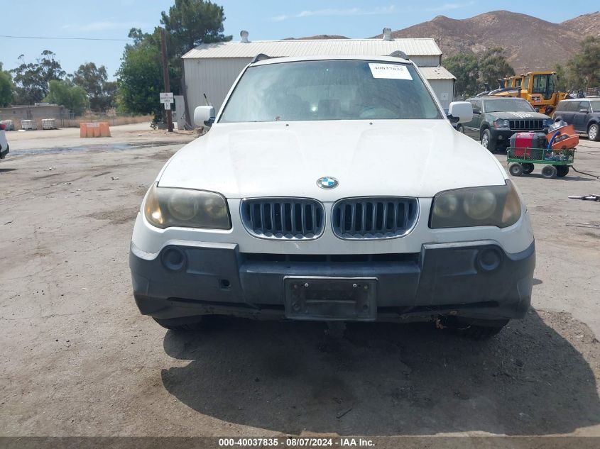 2004 BMW X3 2.5I VIN: WBXPA73464WC40276 Lot: 40037835