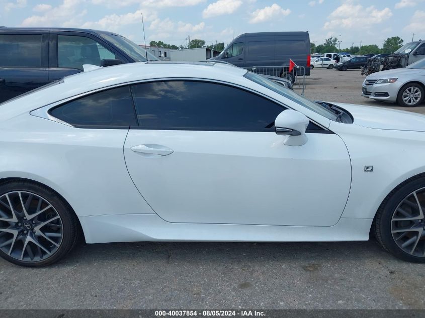 2016 Lexus Rc 200T VIN: JTHHA5BC3G5001563 Lot: 40037854