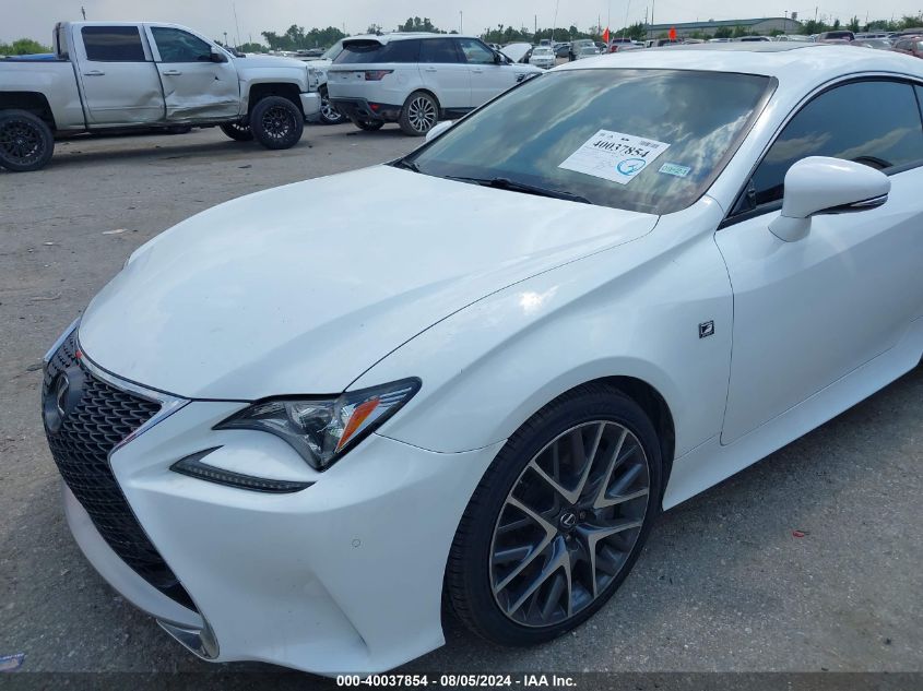 2016 Lexus Rc 200T VIN: JTHHA5BC3G5001563 Lot: 40037854