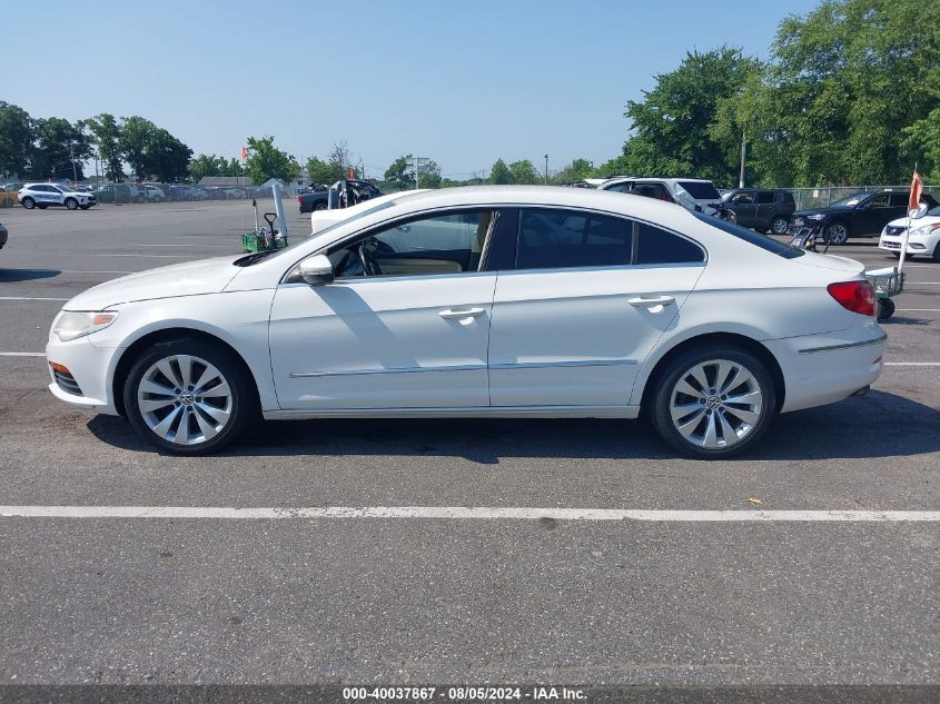 2012 Volkswagen Cc Sport VIN: WVWMN7AN6CE503349 Lot: 40037867