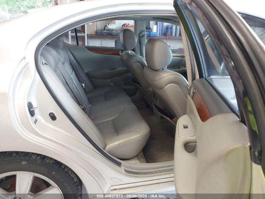 2005 Lexus Es 330 VIN: JTHBA30G655086914 Lot: 40037873