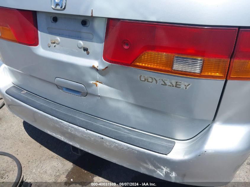 2002 Honda Odyssey Ex VIN: 5FNRL18642B022858 Lot: 40037889