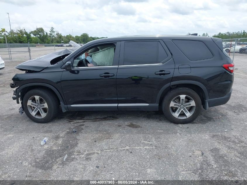 2023 Honda Pilot 2Wd Ex-L 8 Passenger VIN: 5FNYG2H42PB008291 Lot: 40037903