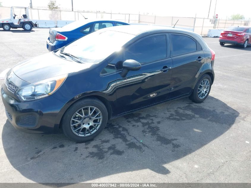 2014 Kia Rio Lx VIN: KNADM5A35E6360376 Lot: 40037942